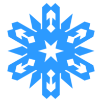 Snowflakes Icon Symbol on Transparent Background png