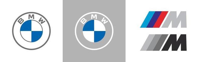 BMW. automovilismo bmw. logotipo moderno. eps 10 vectoriales. solo para uso editorial. vinnitzia, ucrania. 10 de enero de 2023 vector