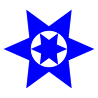 forma de estrela criativa em fundo transparente png