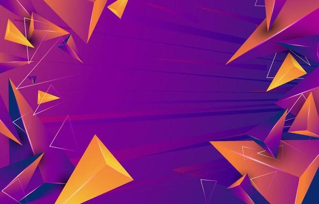Modern Abstract Triangular Background