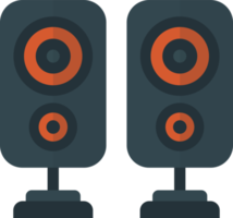 speaker illustration in minimal style png