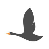 Goose logo icon design vector