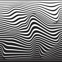 Monochrome abstract contour Black and white Lines vector