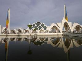 Beautiful view of al Jabbar mosque in Bandung, Indonesia photo