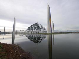 Beautiful view of al Jabbar mosque in Bandung, Indonesia photo