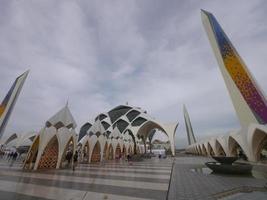 Beautiful view of al Jabbar mosque in Bandung, Indonesia photo