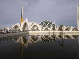 Beautiful view of al Jabbar mosque in Bandung, Indonesia photo