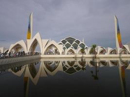 Beautiful view of al Jabbar mosque in Bandung, Indonesia photo