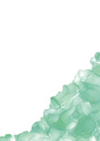 Green Alcohal Ink Paintbrush png