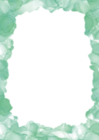 Green Alcohal Ink Paintbrush png