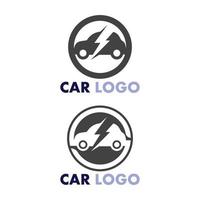 Auto car logo design with concept sports car vehicle icon silhouette.Vector illustration design template. vector