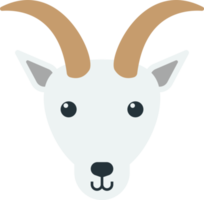 ilustración de cabra en estilo minimalista png