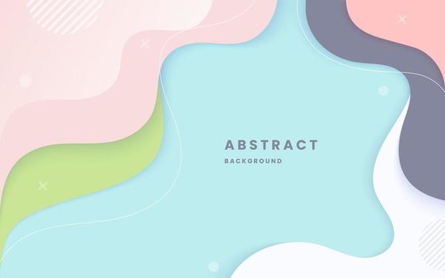 Abstract colorful modern elegant design background. pastel fluid shapes composition. modern elegant design background. illustration vector 10 eps.