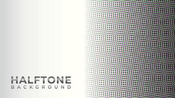 Monochrome Halftone Background Design Template with Editable Text Style vector