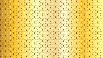 Flat Embossed Gold Dot Texture. Abstract Background Design Template. Realistic Rendition. Golf Ball Seamless Pattern. vector