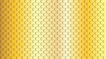 textura plana de puntos dorados en relieve. plantilla de diseño de fondo abstracto. interpretación realista. patrón sin costuras de pelota de golf. vector