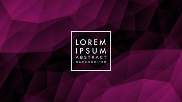 Dark prism pattern background in purple color gradient vector