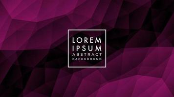 Dark prism pattern background in purple color gradient vector