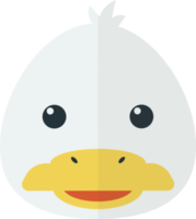 ilustración de patito en estilo minimalista png