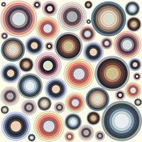 Abstract Colorful Circle Seamless Background Texture. vector