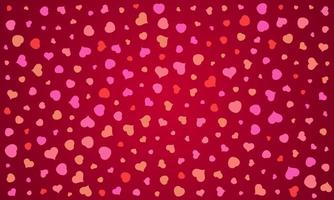 Happy Valentines Day Background. Background with hearts for Valentines Day. Vector illustration.