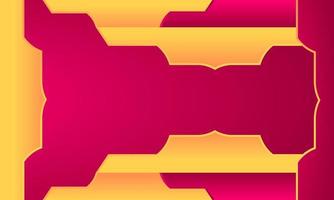 Template for games and technology in magenta and yellow colors. vector