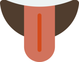 sacar la ilustración de la lengua en un estilo minimalista png