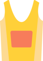 sports vest illustration in minimal style png