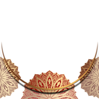 etnico stile oro mandala confine png