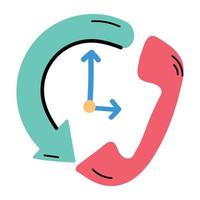 Trendy Call Duration vector
