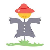 Trendy Scarecrow Concepts vector