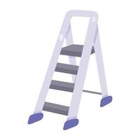 Trendy Extension Ladder vector