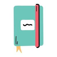 Trendy Diary Concepts vector