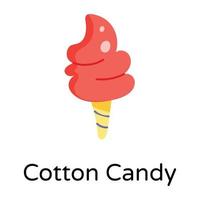 Trendy Cotton Candy vector