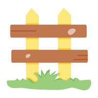 Trendy Animal Fence vector