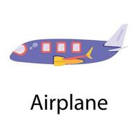 Trendy Airplane Concepts vector