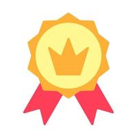 Achievement badge. Premium quality. Achievement or award grant. Winner's trophy icon. Symbol of victory. Goblet icon. Champion trophy cup. Sport cup on stand. Reward badge. First place. Quality mark. vector