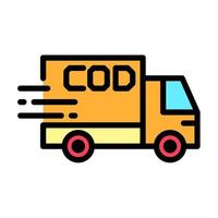 Delivery, Shipping, shipment, logistic icon. truck, package box vector