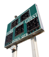 Transparent PNG Football Scoreboard.