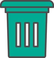 Trash Can Vector Icon