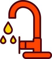 Water Faucet Vector Icon