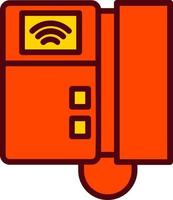 Video Door Phone Vector Icon