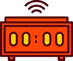 Digital Clock Vector Icon