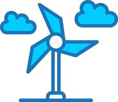 Wind Turbine Vector Icon