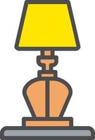 Table Lamp Vector Icon