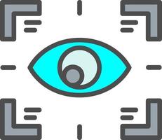 Eye Scanner Vector Icon