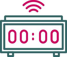 Digital Clock Vector Icon