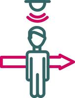 Motion Sensor Vector Icon