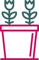 Plant Pot Vector Icon