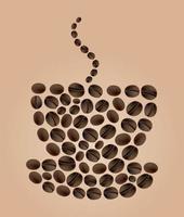 taza de café una señal de diseño. una ilustración vectorial vector
